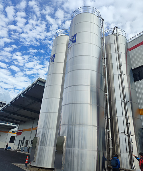 Niasi Outdoor Storage Silo ສໍາລັບວັດຖຸດິບພາດສະຕິກ